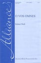 O Vos Omnes SATB choral sheet music cover